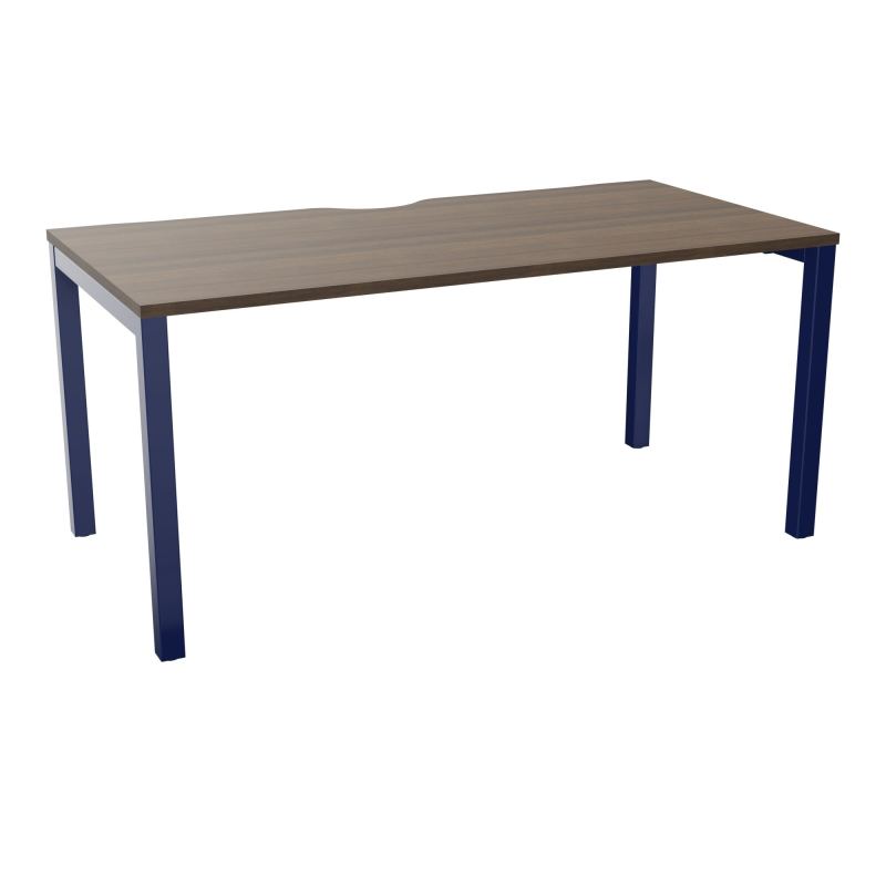BUREAU ARIAL T RECT ECHANC.L160XP80 EP25 PIED CARRE ARCHE FX N6 X4