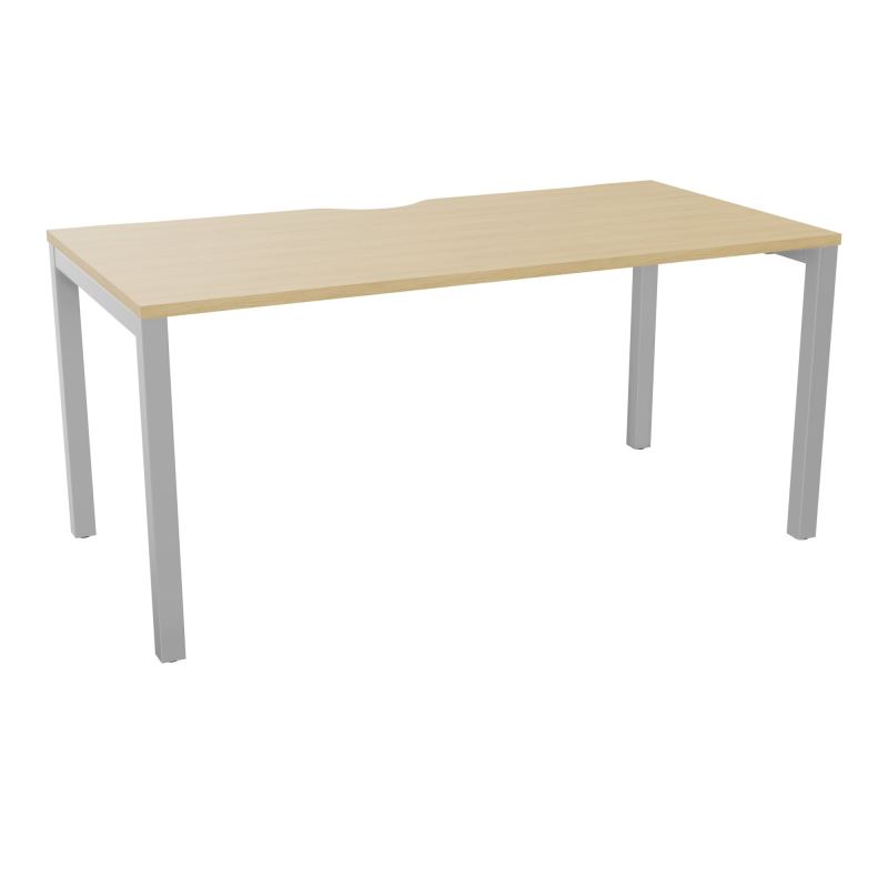 BUREAU ARIAL T RECT ECHANC.L160XP80 EP25 PIED CARRE ARCHE FX  R1 SA