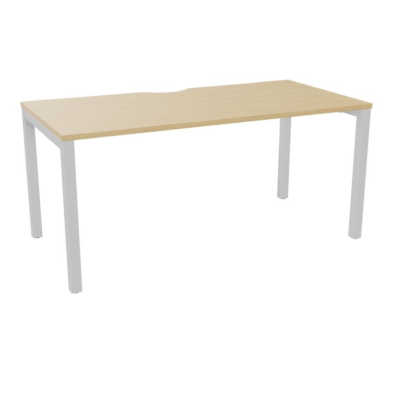 BUREAU ARIAL T RECT ECHANC.L160XP80 EP25 PIED CARRE ARCHE FX  R1 SD