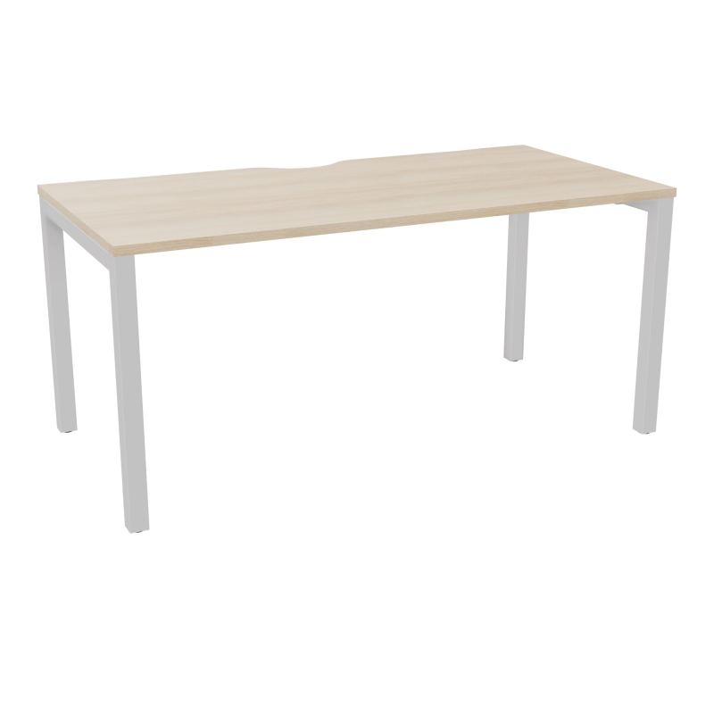 BUREAU ARIAL T RECT ECHANC.L160XP80 EP25 PIED CARRE ARCHE FX RZ SD