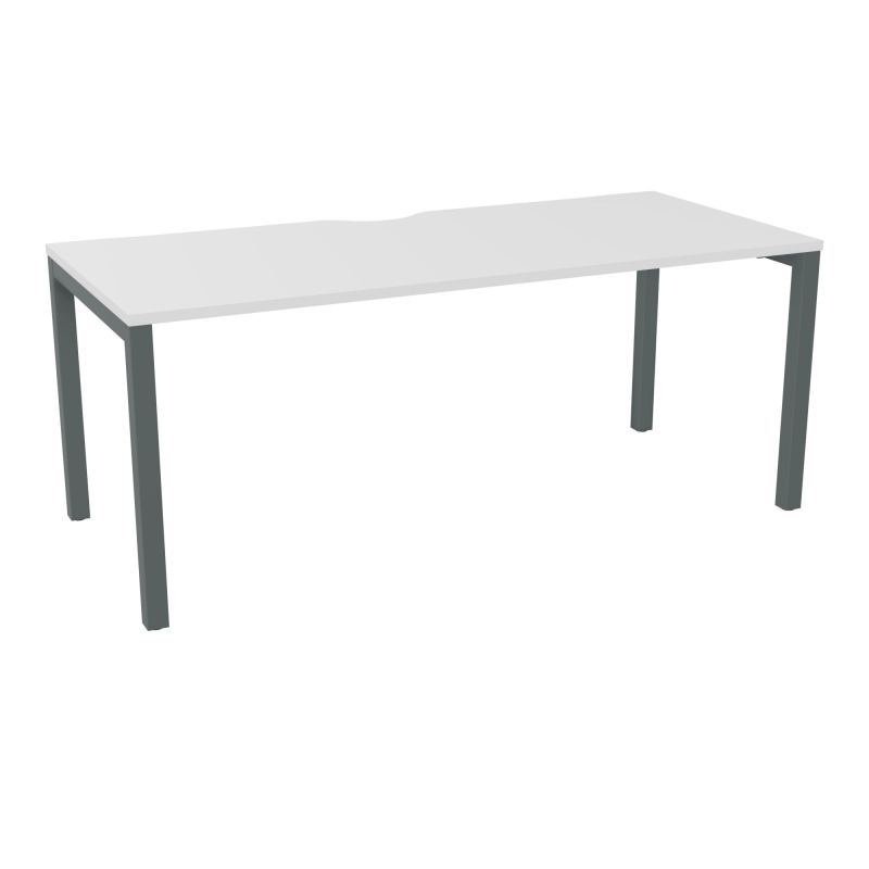 BUREAU ARIAL T RECT ECHANC.L180XP80 EP25 PIED CARRE ARCHE FX MG SU