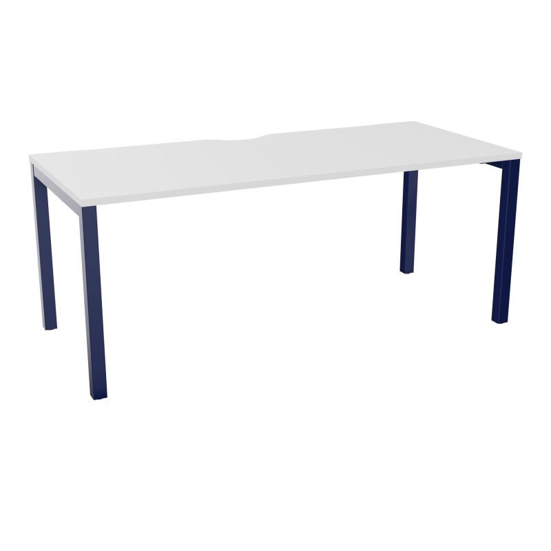 BUREAU ARIAL T RECT ECHANC.L180XP80 EP25 PIED CARRE ARCHE FX MG X4