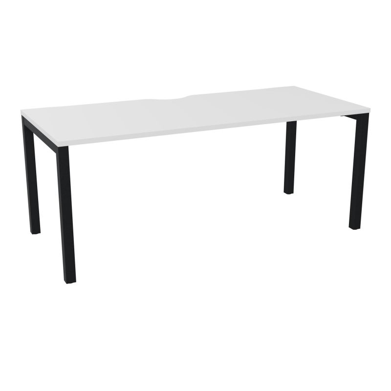 BUREAU ARIAL T RECT ECHANC.L180XP80 EP25 PIED CARRE ARCHE FX MG ZP