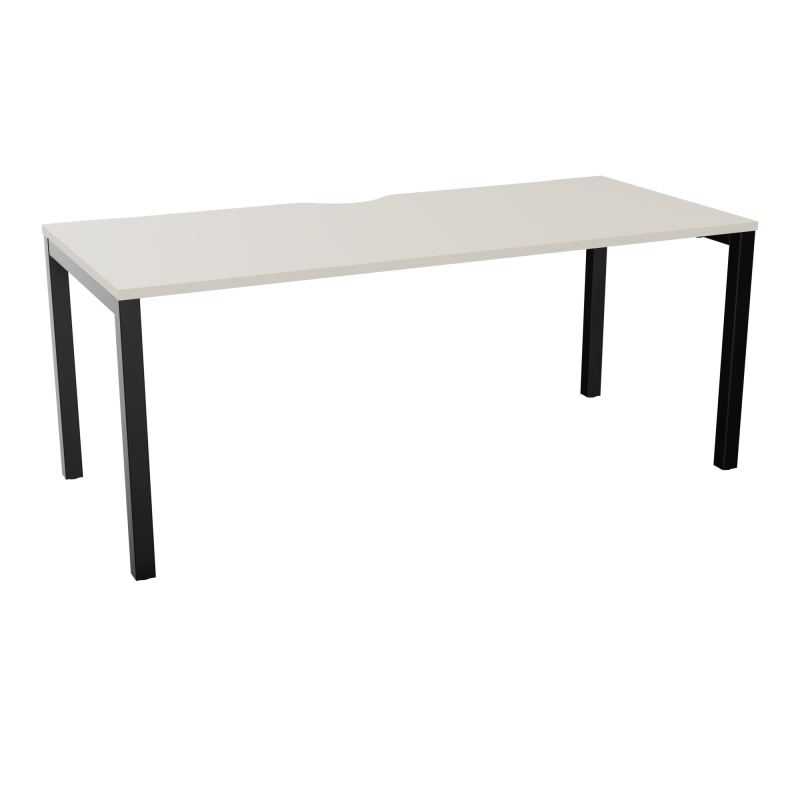 BUREAU ARIAL T RECT ECHANC.L180XP80 EP25 PIED CARRE ARCHE FX N5 SG