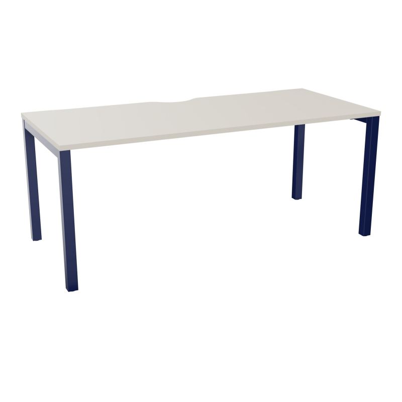 BUREAU ARIAL T RECT ECHANC.L180XP80 EP25 PIED CARRE ARCHE FX N5 X4