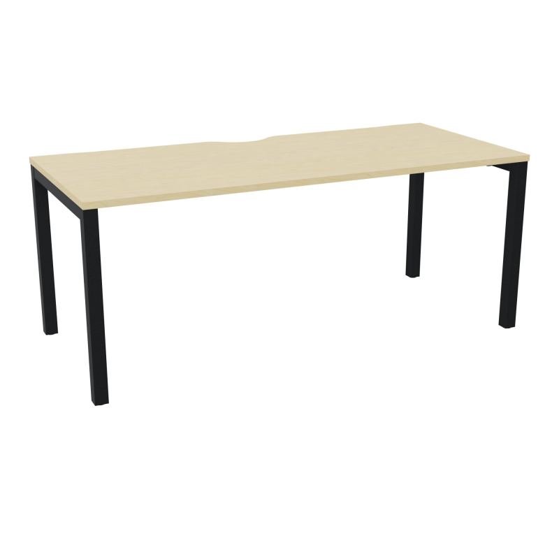BUREAU ARIAL T RECT ECHANC.L180XP80 EP25 PIED CARRE ARCHE FX N8 ZP