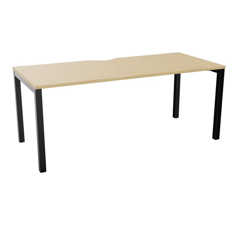 BUREAU ARIAL T RECT ECHANC.L180XP80 EP25 PIED CARRE ARCHE FX  R1 SG