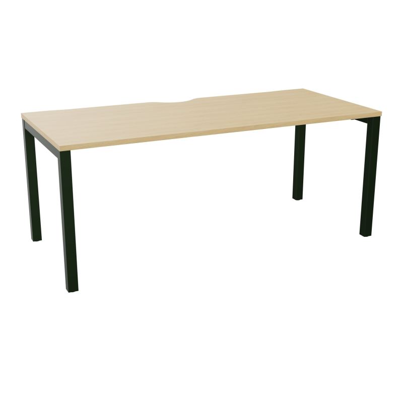 BUREAU ARIAL T RECT ECHANC.L180XP80 EP25 PIED CARRE ARCHE FX  R1 ST