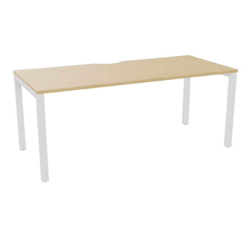 BUREAU ARIAL T RECT ECHANC.L180XP80 EP25 PIED CARRE ARCHE FX  R1 ZO