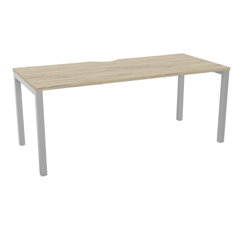 BUREAU ARIAL T RECT ECHANC.L180XP80 EP25 PIED CARRE ARCHE FX R3 SA