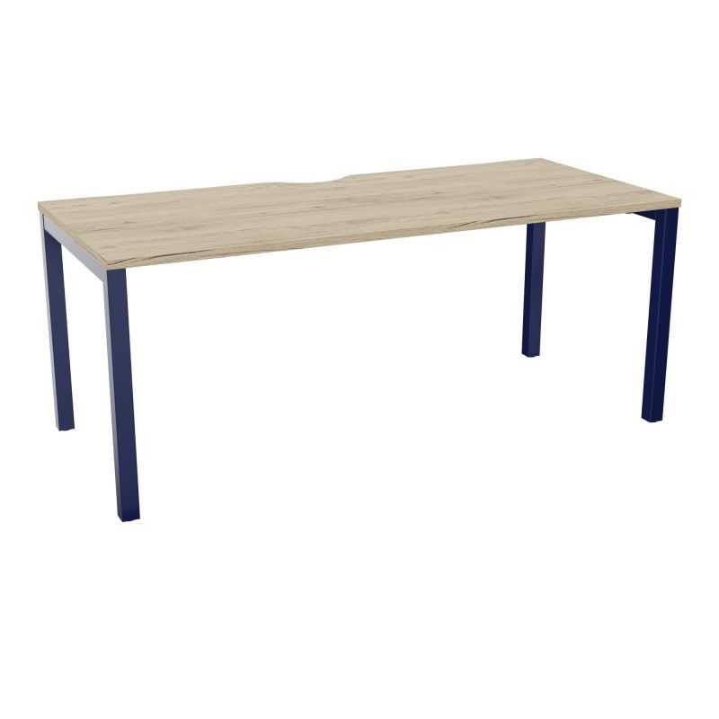 BUREAU ARIAL T RECT ECHANC.L180XP80 EP25 PIED CARRE ARCHE FX R3 X4