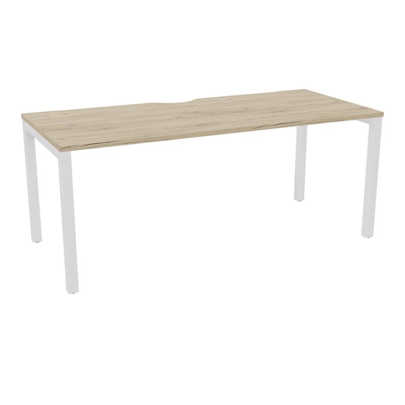 BUREAU ARIAL T RECT ECHANC.L180XP80 EP25 PIED CARRE ARCHE FX R3 ZO