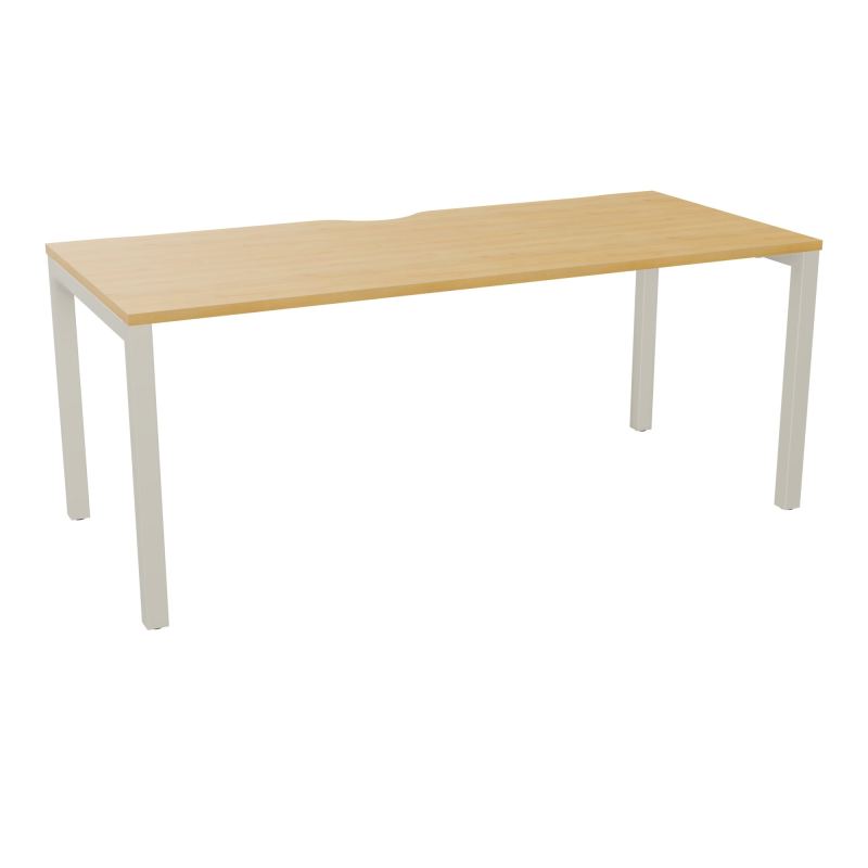 BUREAU ARIAL T RECT ECHANC.L180XP80 EP25 PIED CARRE ARCHE FX  R5 ZC