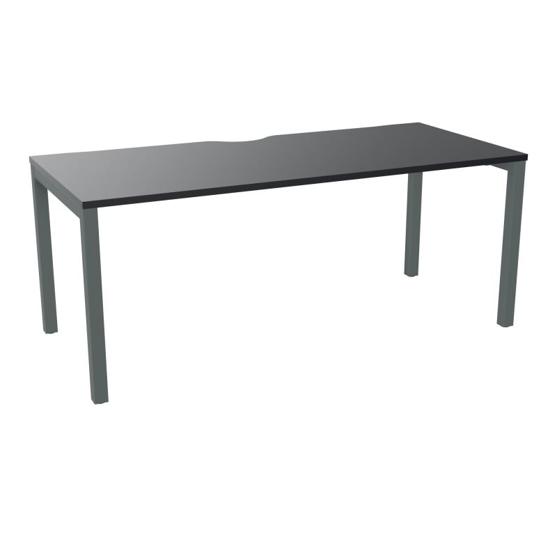 BUREAU ARIAL T RECT ECHANC.L180XP80 EP25 PIED CARRE ARCHE FX  R9 SU