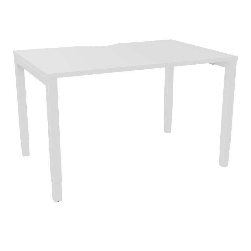 BUREAU ARIAL T RECT ECHANC.L120XP80 EP25 PIED CARRE ARCHE REGLABLE MG ZO