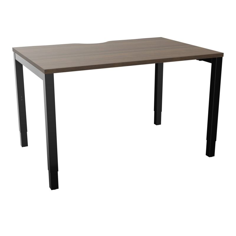 BUREAU ARIAL T RECT ECHANC.L120XP80 EP25 PIED CARRE ARCHE REGLABLE N6 SG