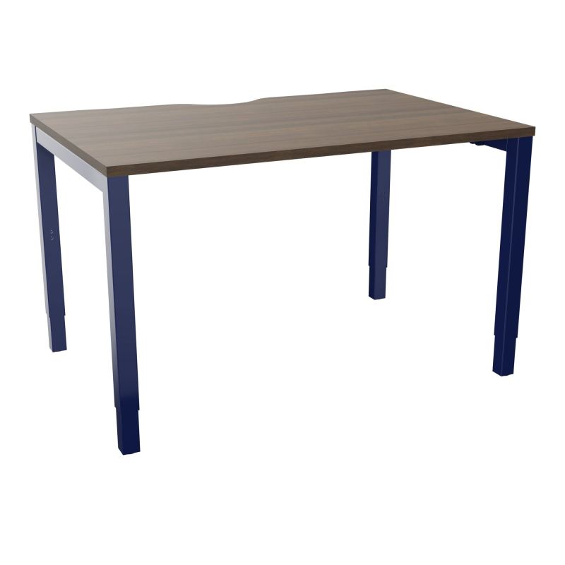 BUREAU ARIAL T RECT ECHANC.L120XP80 EP25 PIED CARRE ARCHE REGLABLE N6 X4