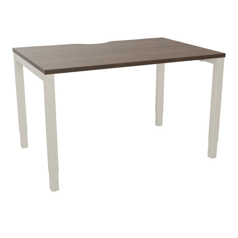 BUREAU ARIAL T RECT ECHANC.L120XP80 EP25 PIED CARRE ARCHE REGLABLE N6 ZC