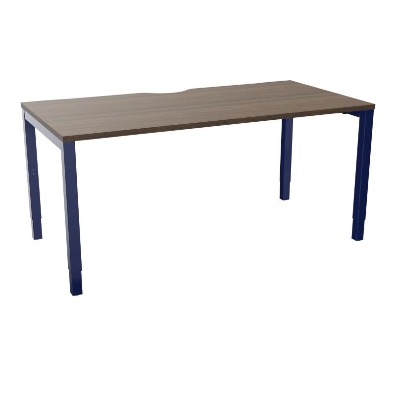 BUREAU ARIAL T RECT ECHANC.L160XP80 EP25 PIED CARRE ARCHE REGLABLE N6 X4