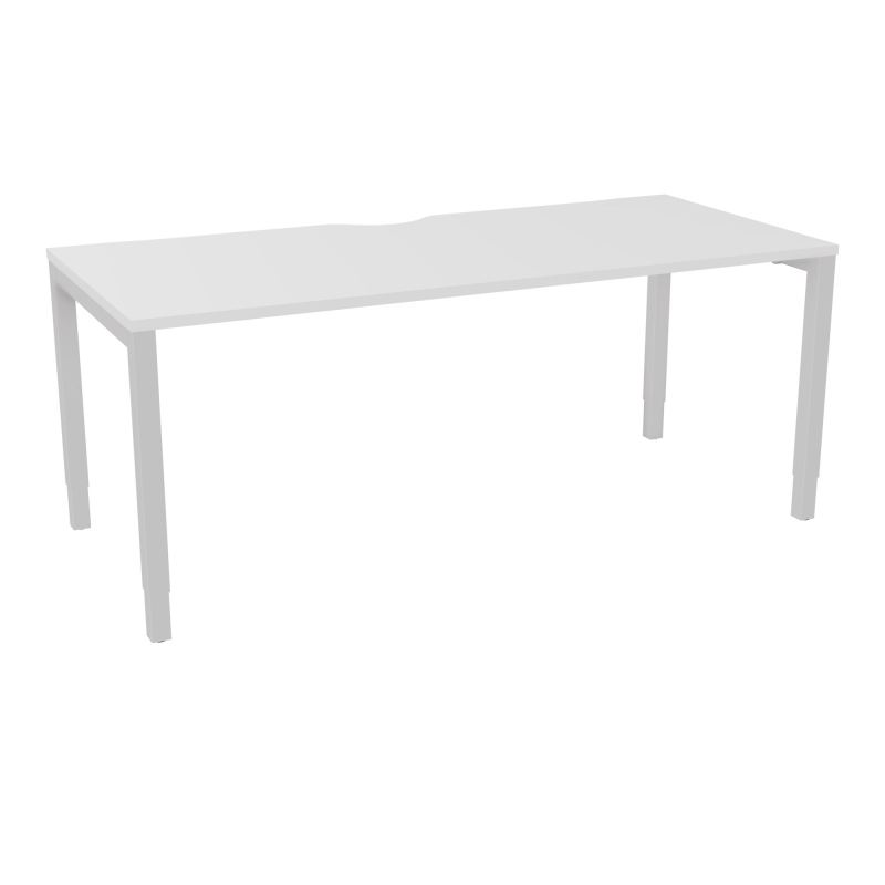 BUREAU ARIAL T RECT ECHANC.L180XP80EP25 PIED CARRE ARCHE REGLABLE MG SD