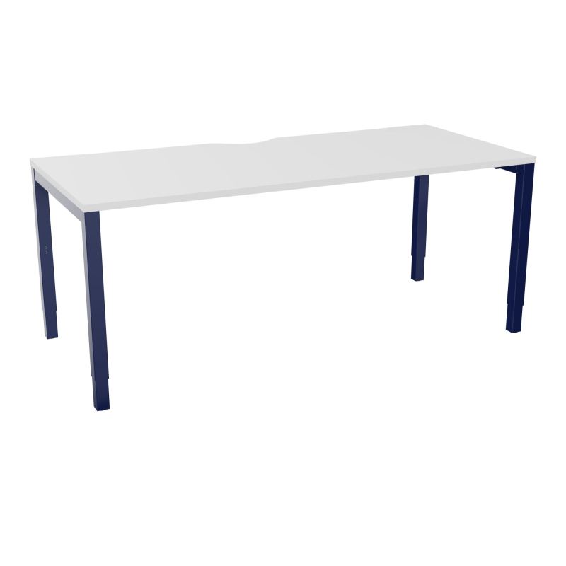 BUREAU ARIAL T RECT ECHANC.L180XP80EP25 PIED CARRE ARCHE REGLABLE MG X4