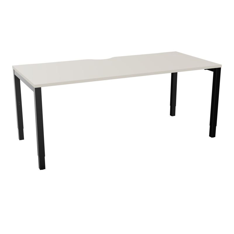 BUREAU ARIAL T RECT ECHANC.L180XP80EP25 PIED CARRE ARCHE REGLABLE N5 SG