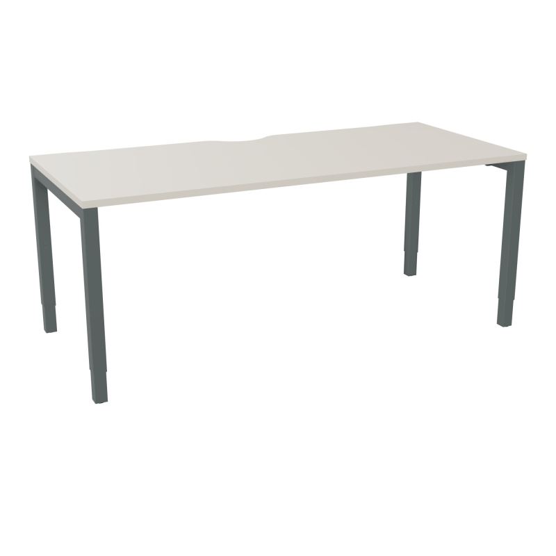 BUREAU ARIAL T RECT ECHANC.L180XP80EP25 PIED CARRE ARCHE REGLABLE N5 SU
