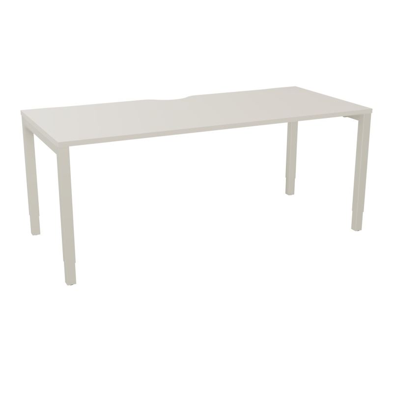 BUREAU ARIAL T RECT ECHANC.L180XP80EP25 PIED CARRE ARCHE REGLABLE N5 ZC