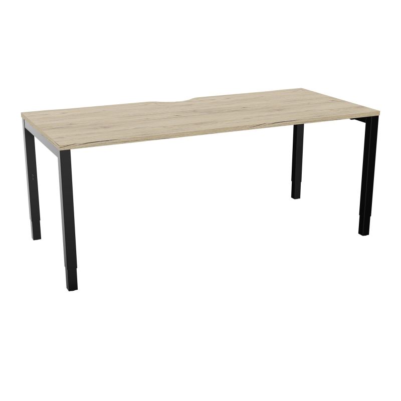 BUREAU ARIAL T RECT ECHANC.L180XP80EP25 PIED CARRE ARCHE REGLABLE R3 SG