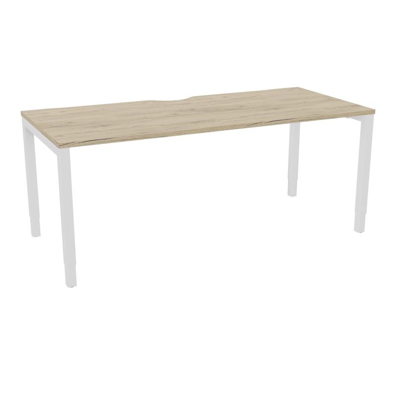 BUREAU ARIAL T RECT ECHANC.L180XP80EP25 PIED CARRE ARCHE REGLABLE R3 SO