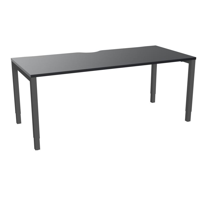 BUREAU ARIAL T RECT ECHANC.L180XP80EP25 PIED CARRE ARCHE REGLABLE  R9 SC