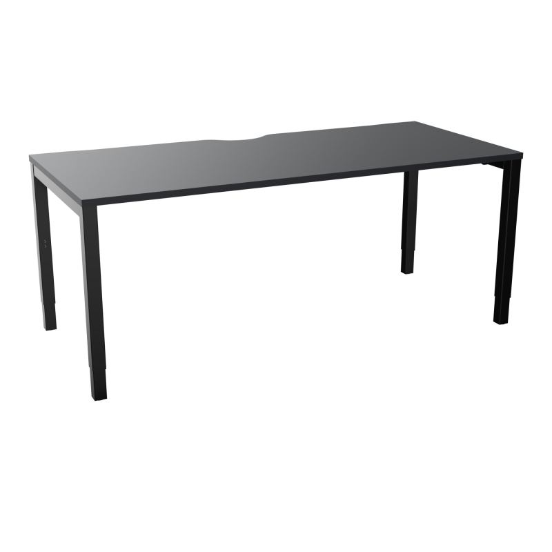 BUREAU ARIAL T RECT ECHANC.L180XP80EP25 PIED CARRE ARCHE REGLABLE  R9 SG
