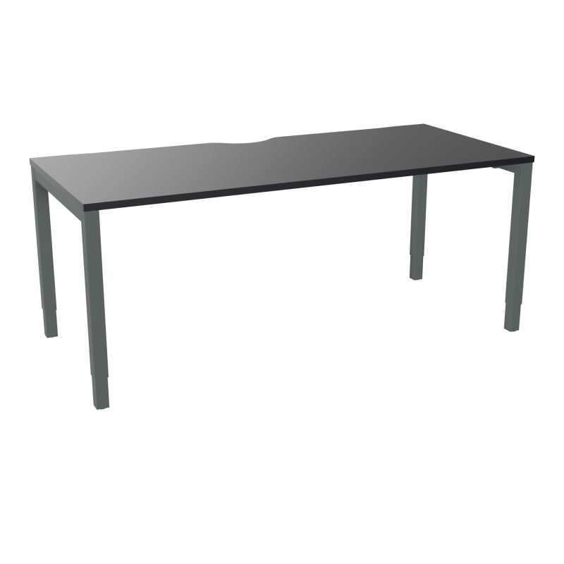 BUREAU ARIAL T RECT ECHANC.L180XP80EP25 PIED CARRE ARCHE REGLABLE  R9 SU
