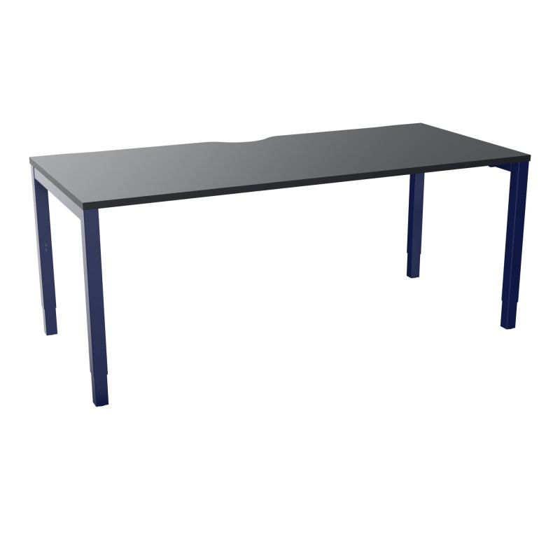 BUREAU ARIAL T RECT ECHANC.L180XP80EP25 PIED CARRE ARCHE REGLABLE  R9 X4