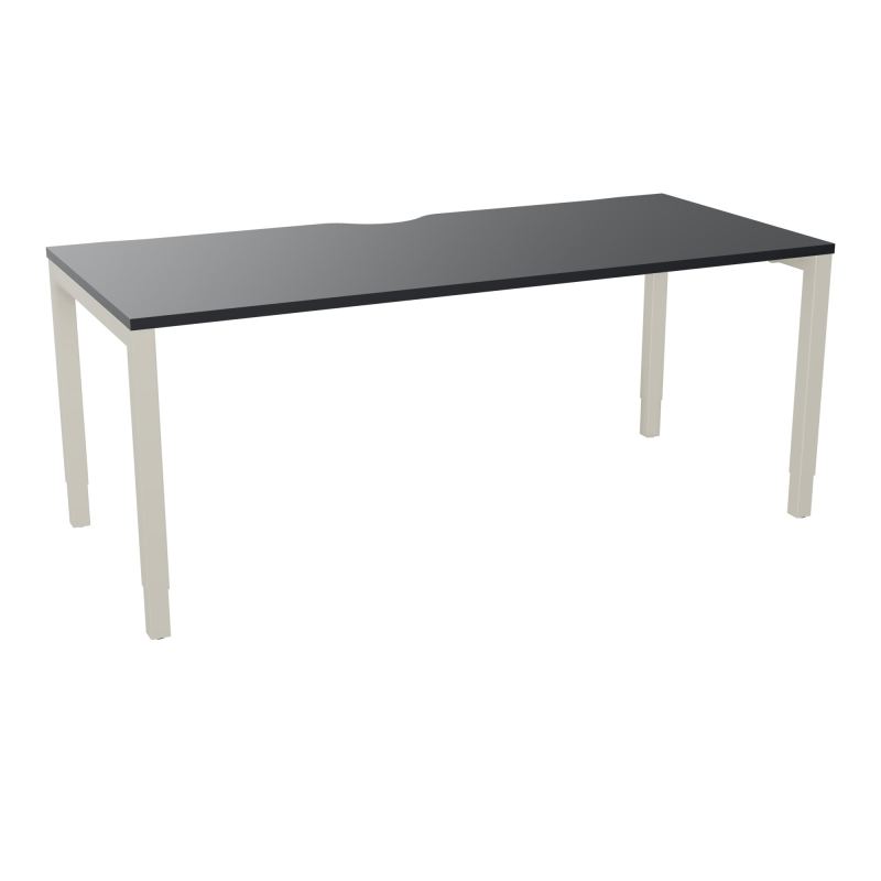 BUREAU ARIAL T RECT ECHANC.L180XP80EP25 PIED CARRE ARCHE REGLABLE  R9 ZC