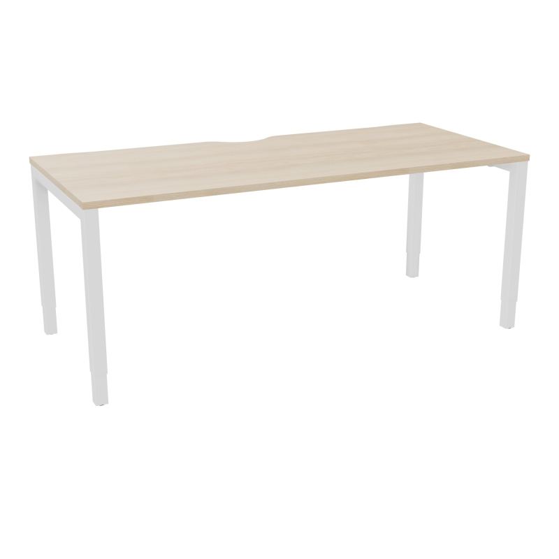 BUREAU ARIAL T RECT ECHANC.L180XP80EP25 PIED CARRE ARCHE REGLABLE RZ ZO