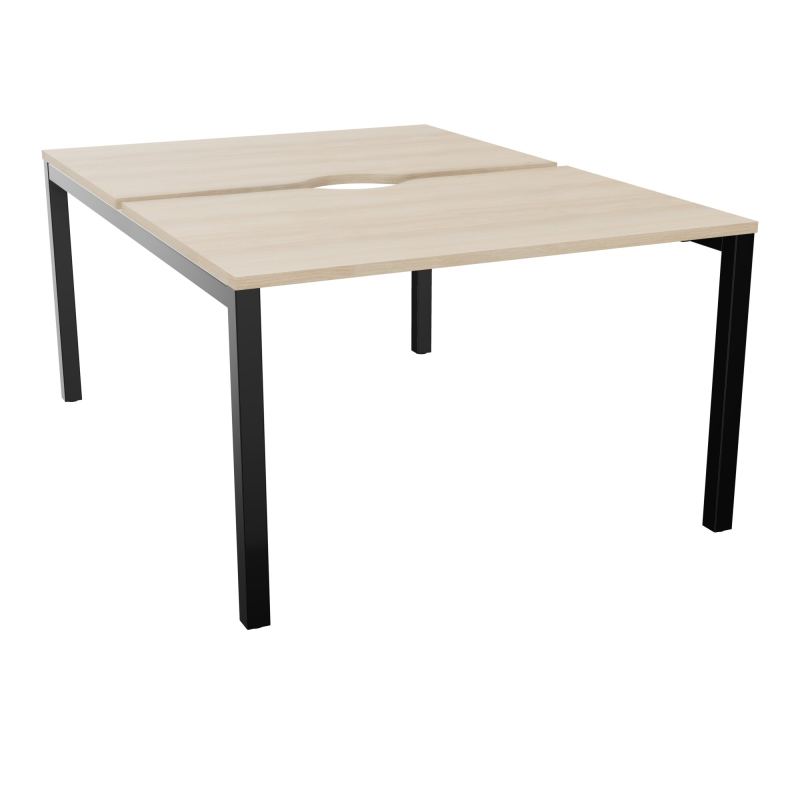 ARIAL BENCH DEP.2 PLT L120XP80 EP25MM ECHANCRE PIED ARCHE CARREE FX RZ SG