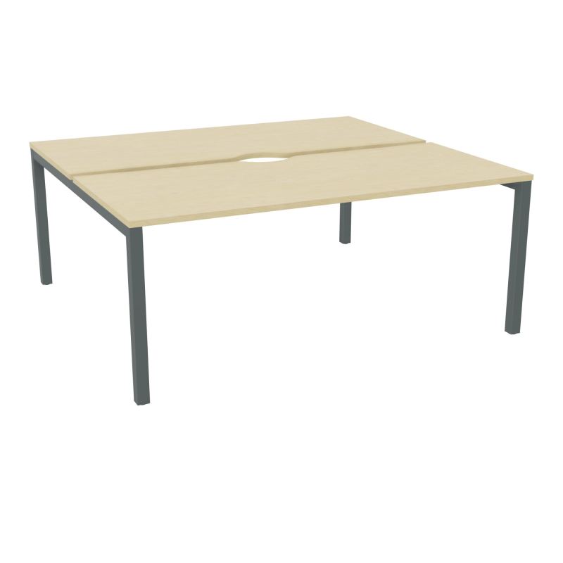 ARIAL BENCH DEP.2 PLT L180XP80 EP25MM ECHANCRE PIED ARCHE CARREE FX  N8 SU