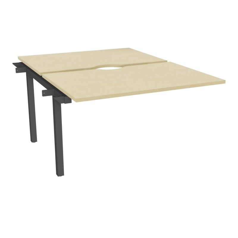 ARIAL BENCH SUI.2 PLT L120XP80 EP25MM ECHANCRE PIED INTERMEDIAIRE N8 SC