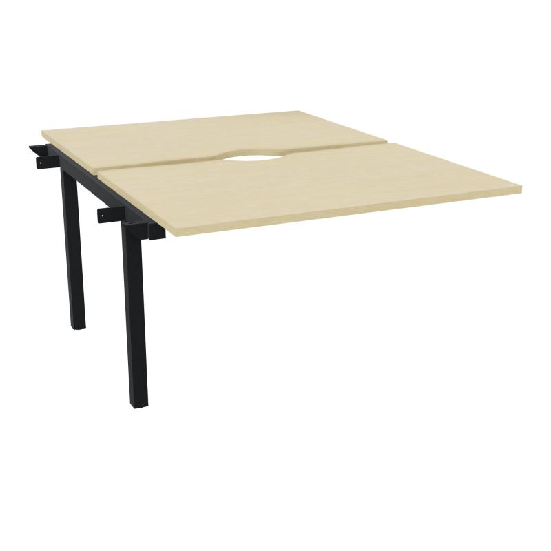 ARIAL BENCH SUI.2 PLT L120XP80 EP25MM ECHANCRE PIED INTERMEDIAIRE N8 ZP