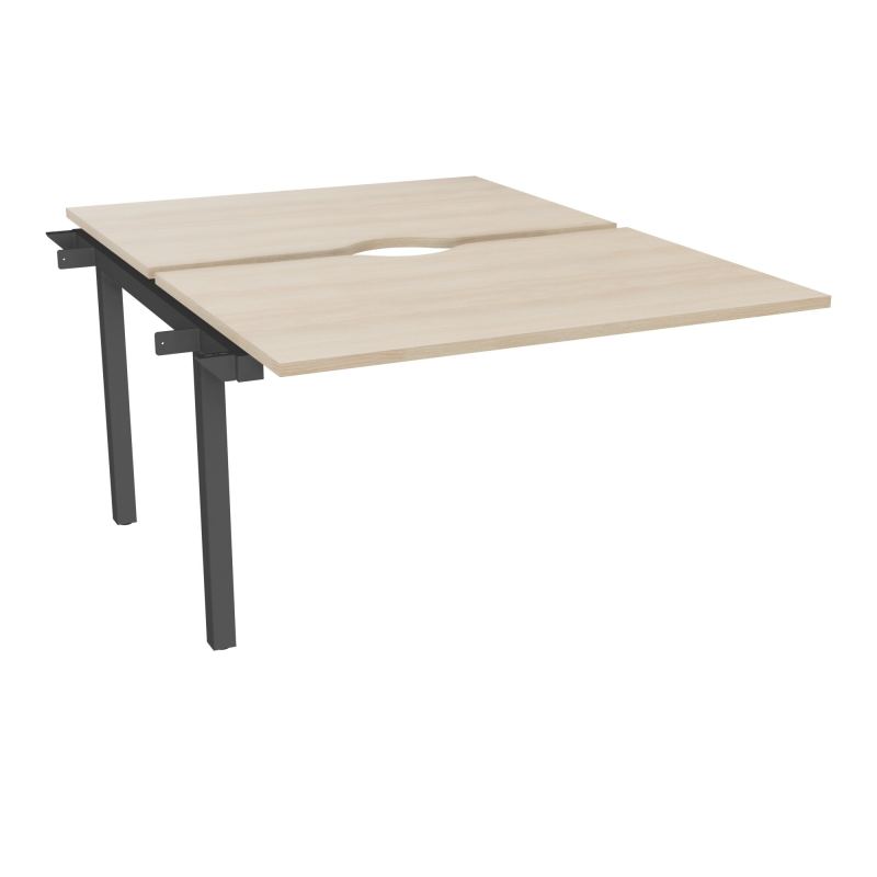 ARIAL BENCH SUI.2 PLT L120XP80 EP25MM ECHANCRE PIED INTERMEDIAIRE RZ SC