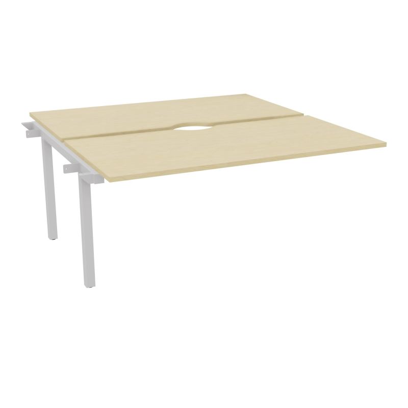 ARIAL BENCH SUI.2 PLT L160XP80 EP25MM ECHANCRE PIED INTERMEDIAIRE  N8 SD