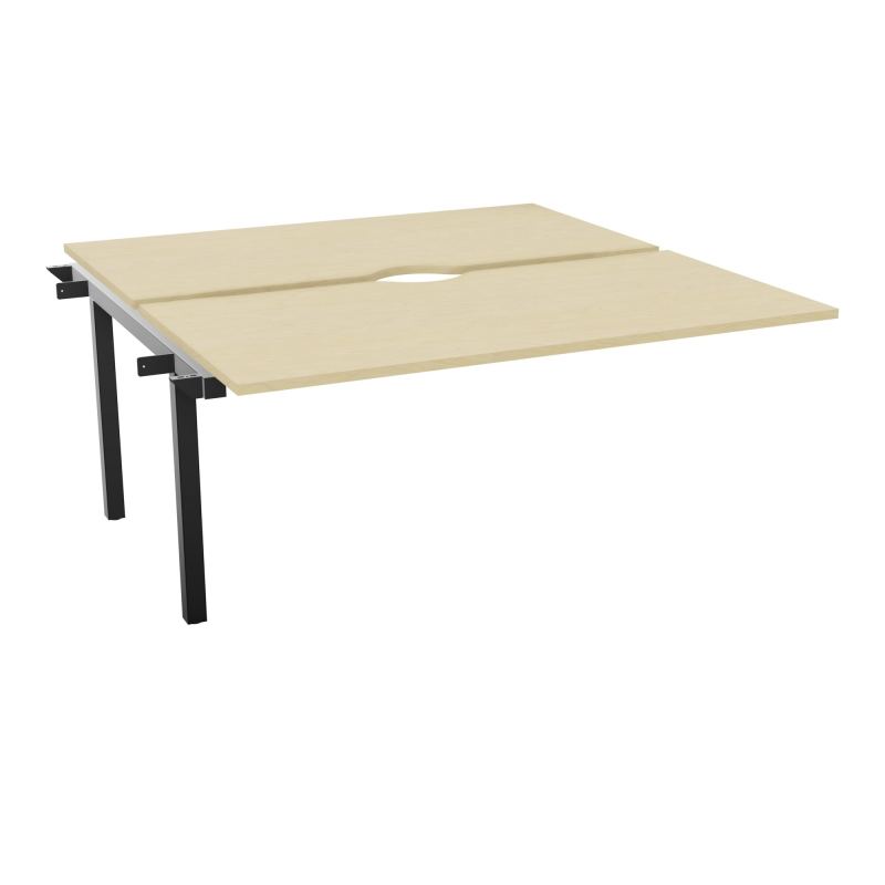 ARIAL BENCH SUI.2 PLT L160XP80 EP25MM ECHANCRE PIED INTERMEDIAIRE  N8 SG