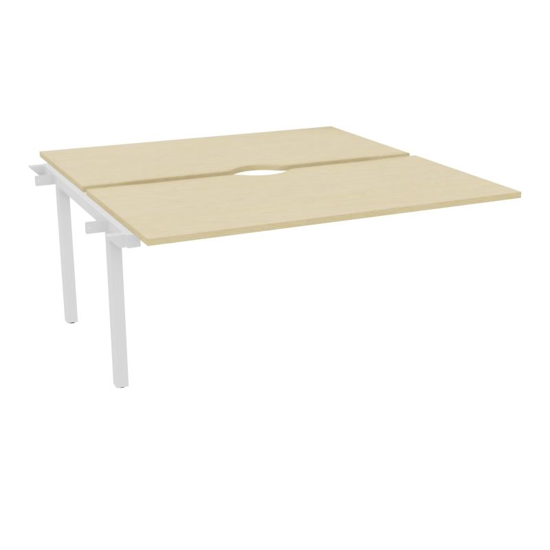 ARIAL BENCH SUI.2 PLT L160XP80 EP25MM ECHANCRE PIED INTERMEDIAIRE  N8 SO