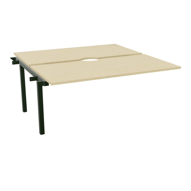 ARIAL BENCH SUI.2 PLT L160XP80 EP25MM ECHANCRE PIED INTERMEDIAIRE  N8 ST