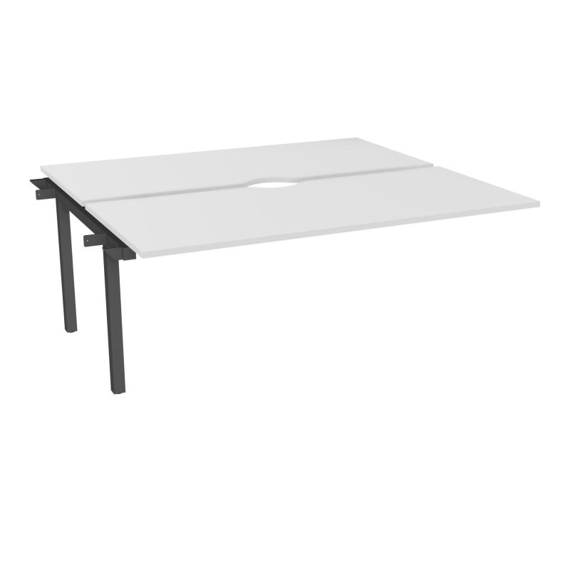 ARIAL BENCH SUI.2 PLT L180XP80 EP25MM ECHANCRE PIED INTERMEDIAIRE  MG SC