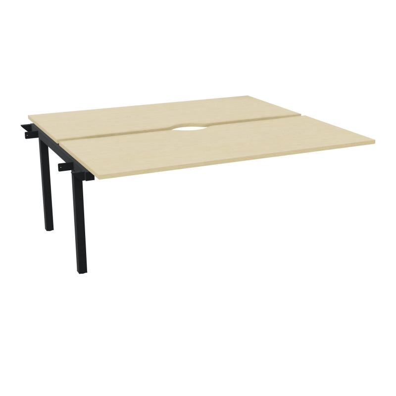 ARIAL BENCH SUI.2 PLT L180XP80 EP25MM ECHANCRE PIED INTERMEDIAIRE  N8 ZP