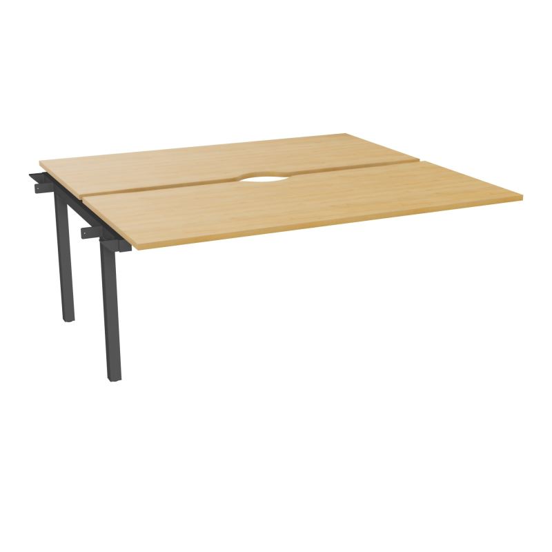 ARIAL BENCH SUI.2 PLT L180XP80 EP25MM ECHANCRE PIED INTERMEDIAIRE  R5 SC