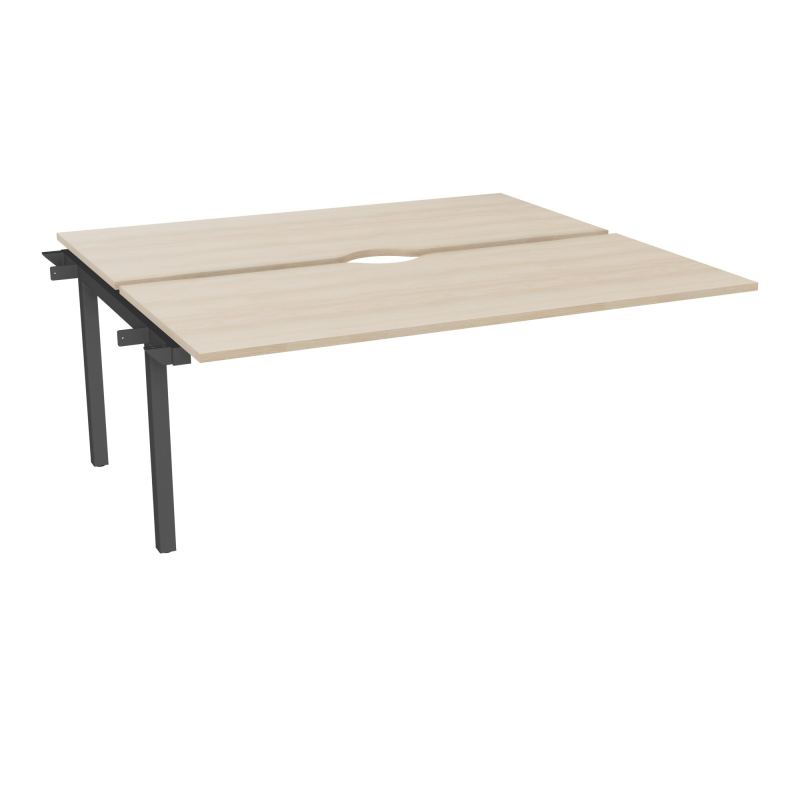 ARIAL BENCH SUI.2 PLT L180XP80 EP25MM ECHANCRE PIED INTERMEDIAIRE  RZ SC