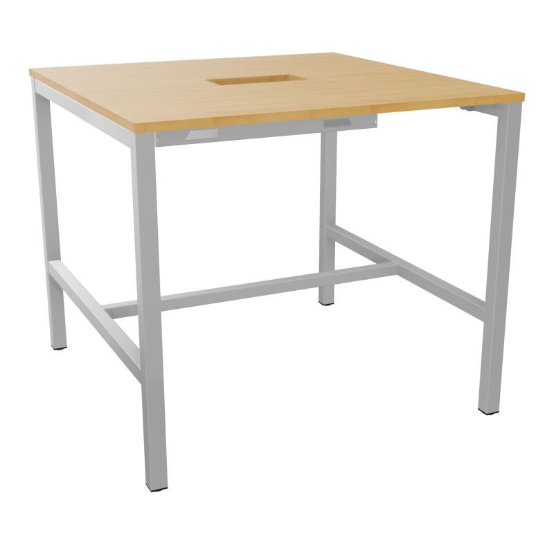 ARIAL T L120XP120XH104,5 PERCE TRAPPE DOUBLE ACCES + GOULOTTE PIED ARCHE CARREE FX 4P R5